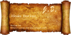 Jónás Dorisz névjegykártya